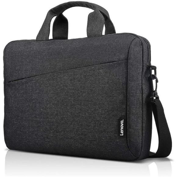 Laptop Shoulder Bag T210, 15.6-Inch Laptop or Tablet, Sleek, Durable Black